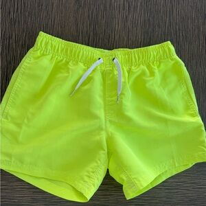Neon Yellow Swim Shorts